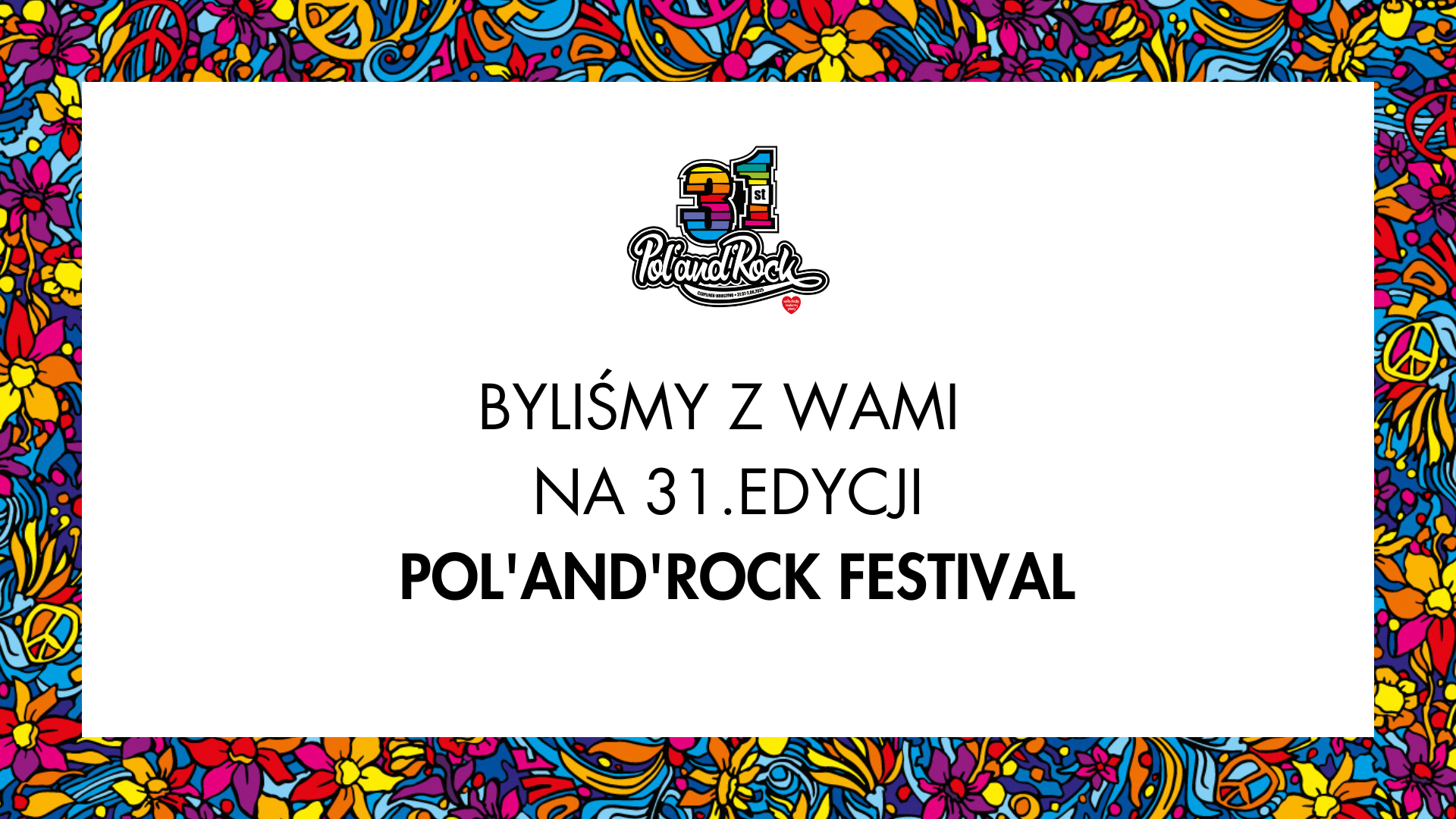 Fundacja Tomorrow Offline na Pol’and’Rock Festival 2025